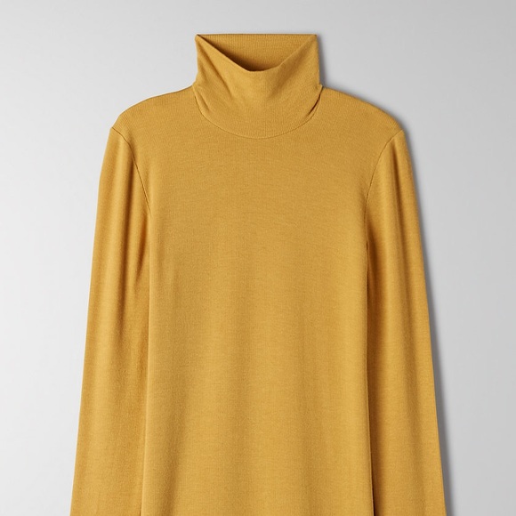 Aritzia Wilfred Only Turtleneck Cairo Gold XS - Picture 2 of 7